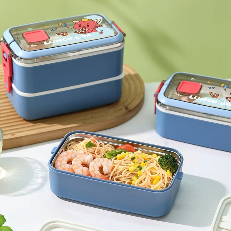 Unisex Lunchbox met Cartoonontwerp Praktisch en Speels 1