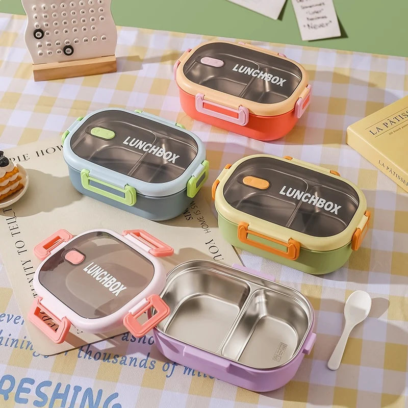 Unisex Lunchbox met Creatief Dierenthema en Meerdere Compartimenten 4