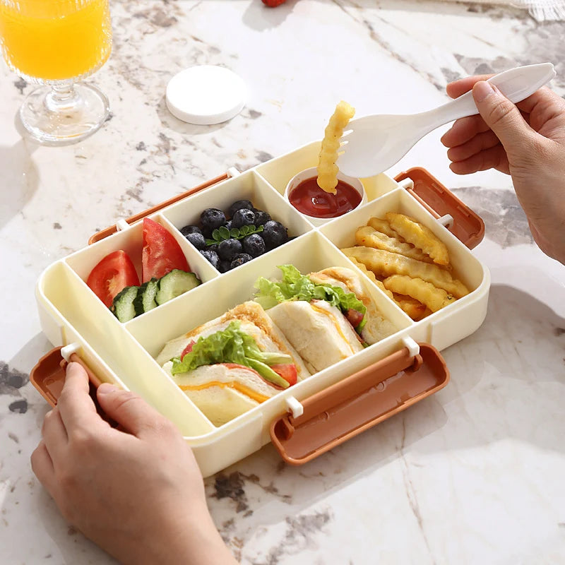 Unisex Lunchbox met Dierenprint en Veilige Sluiting 4