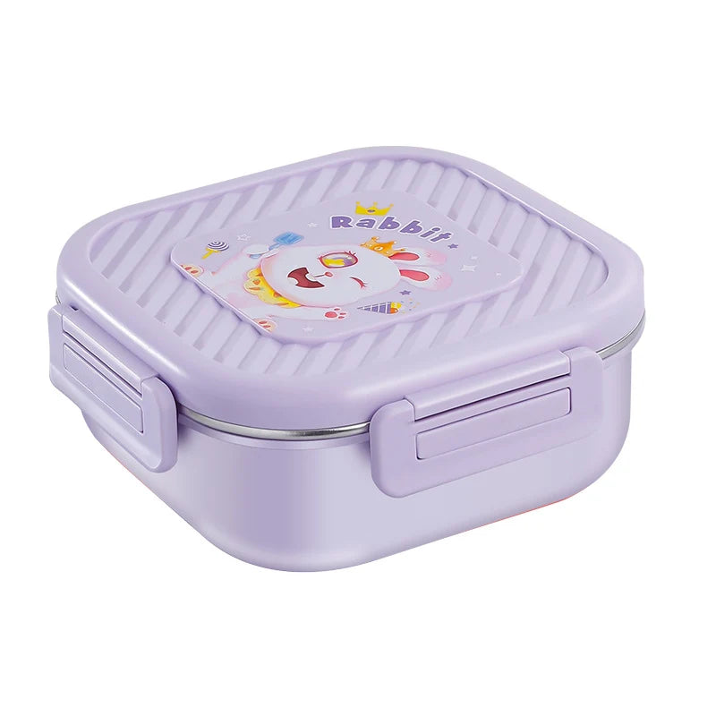 Unisex Lunchbox met Dierenthema en Meerdere Compartimenten 4