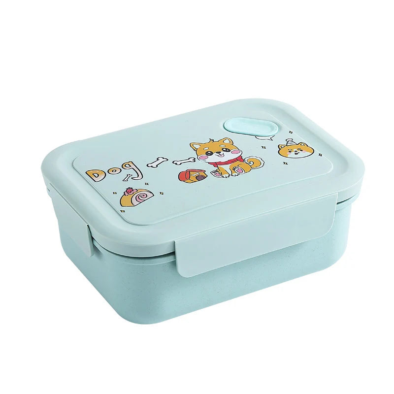 Unisex Lunchbox met Meerdere Compartimenten Speels Ontwerp 4