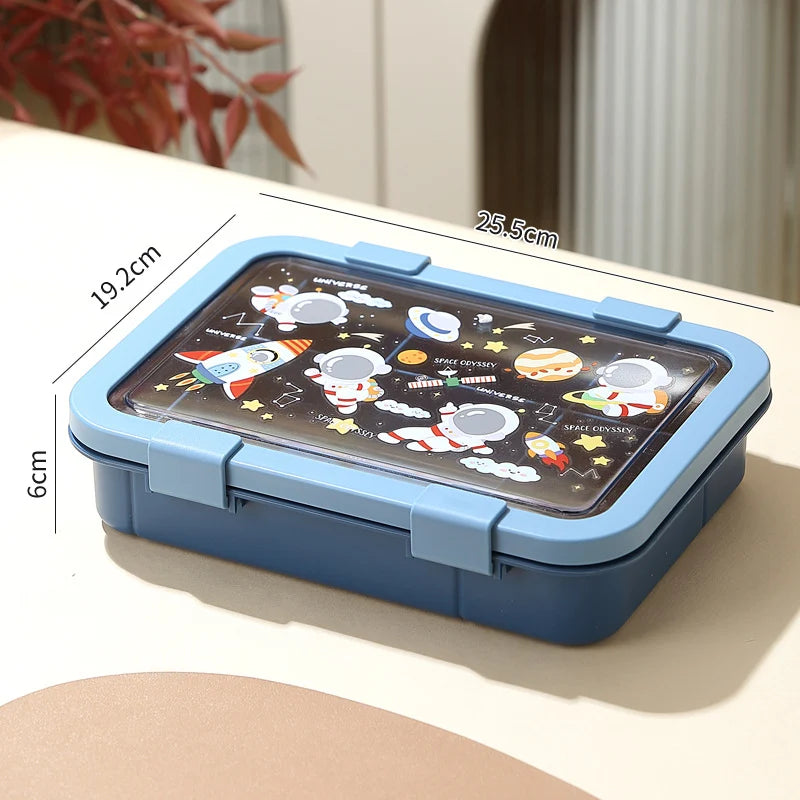 Unisex Lunchbox met Meerdere Compartimenten en Eenhoornmotief 5