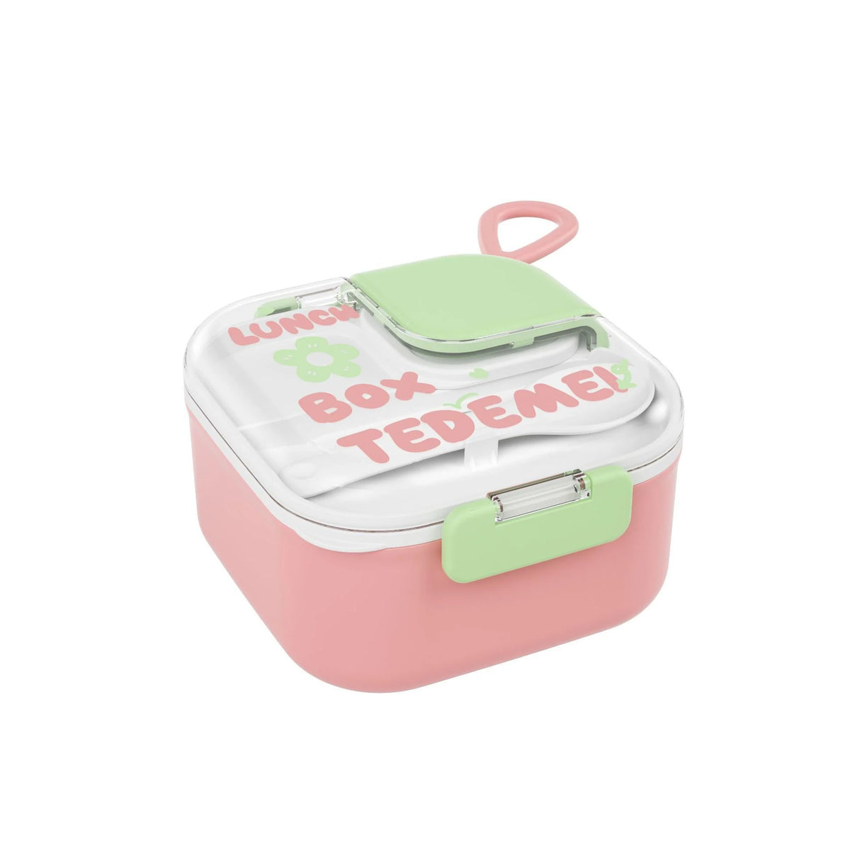 Unisex Lunchbox met Meerdere Compartimenten en Speels Thema 8