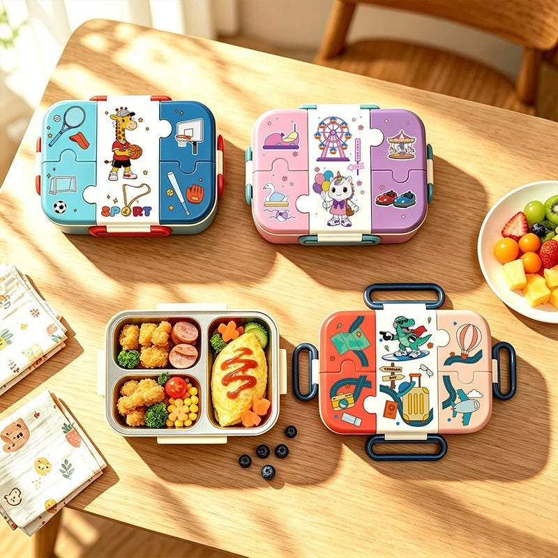 Unisex Lunchbox met Meerdere Compartimenten en Sportdesign 1