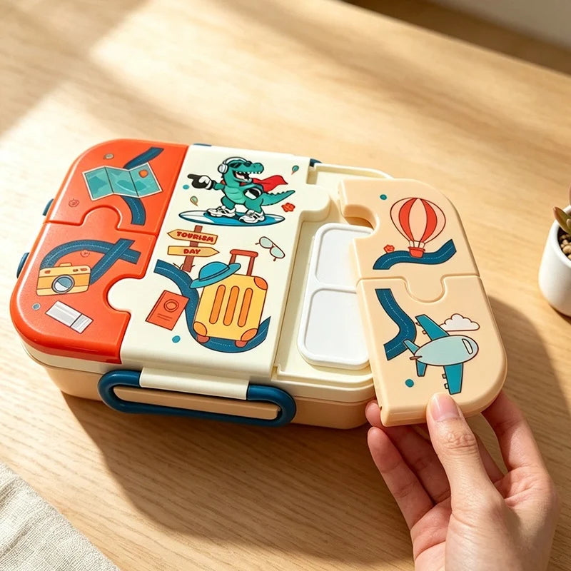 Unisex Lunchbox met Meerdere Compartimenten en Sportdesign 2