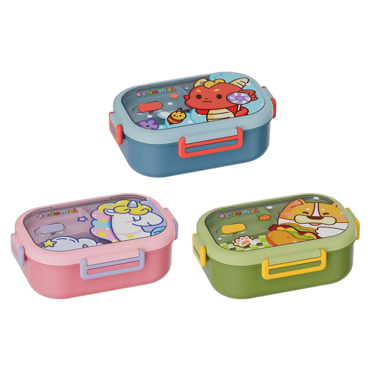 Unisex Lunchboxset Met Creatief Thema 0