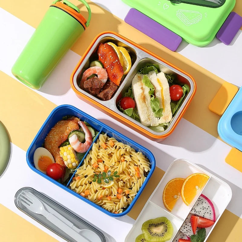 Unisex Lunchboxset Met Meerdere Compartimenten 2
