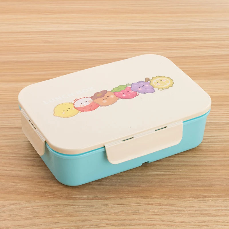 Unisex Lunchboxset Vrolijke Illustraties Draagbaar 5