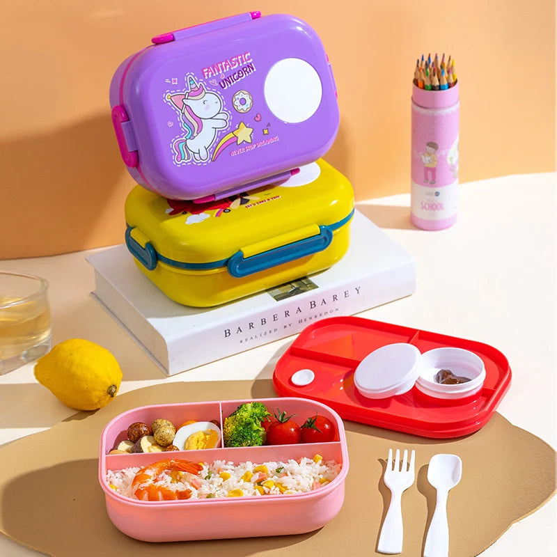 Unisex Lunchboxset met Cartoonontwerp Speels en Functioneel 2