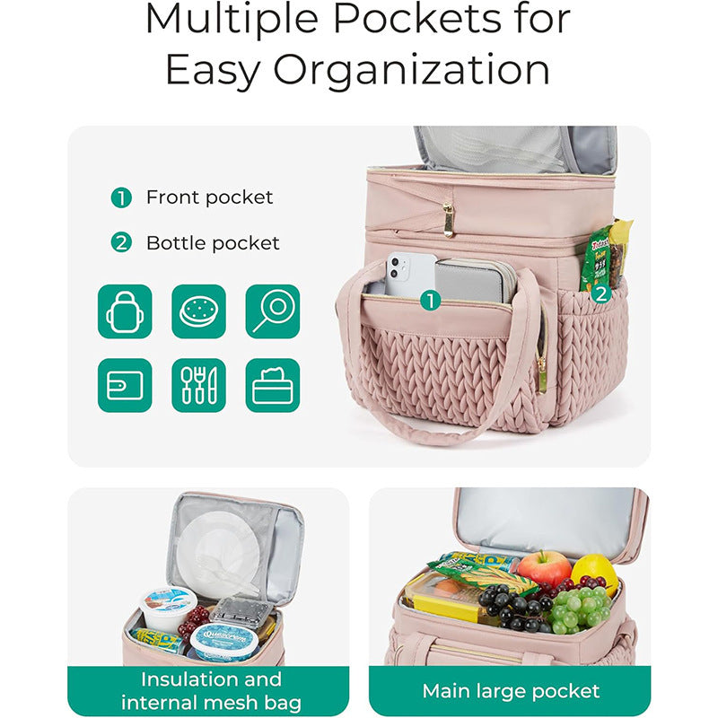Unisex Lunchkoeltas Geïsoleerd Functioneel Ontwerp 4