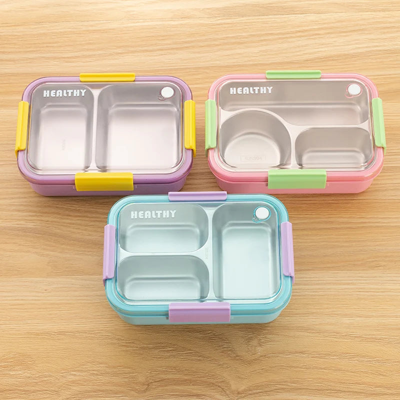Unisex Maaltijdvoorbereidingscontainer met Drie Compartimenten 1