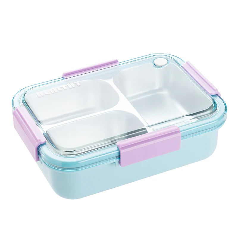 Unisex Maaltijdvoorbereidingscontainer met Drie Compartimenten 3