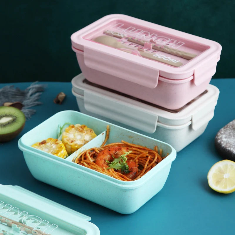 Unisex Maaltijdvoorbereidingscontainer met Meerdere Vakjes Milieuvriendelijk 0