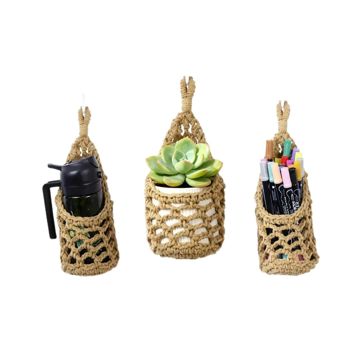 Unisex Macramé Plantenhanger Bohemian Stijl 4