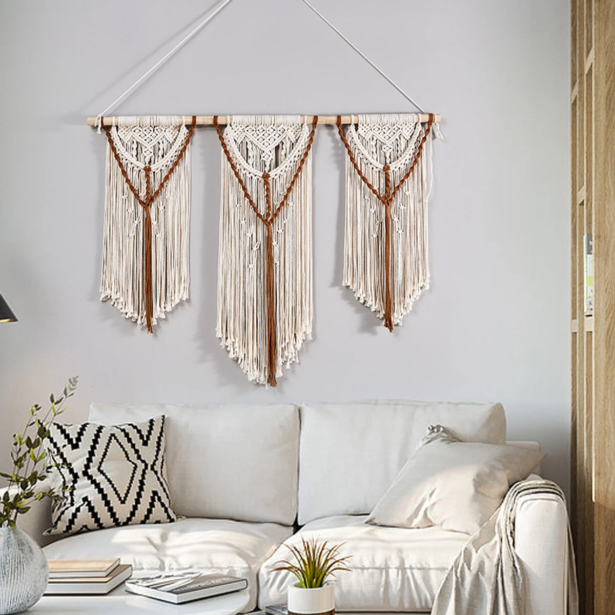 Unisex Macramé Wanddecoratie Bohemian Stijl 1