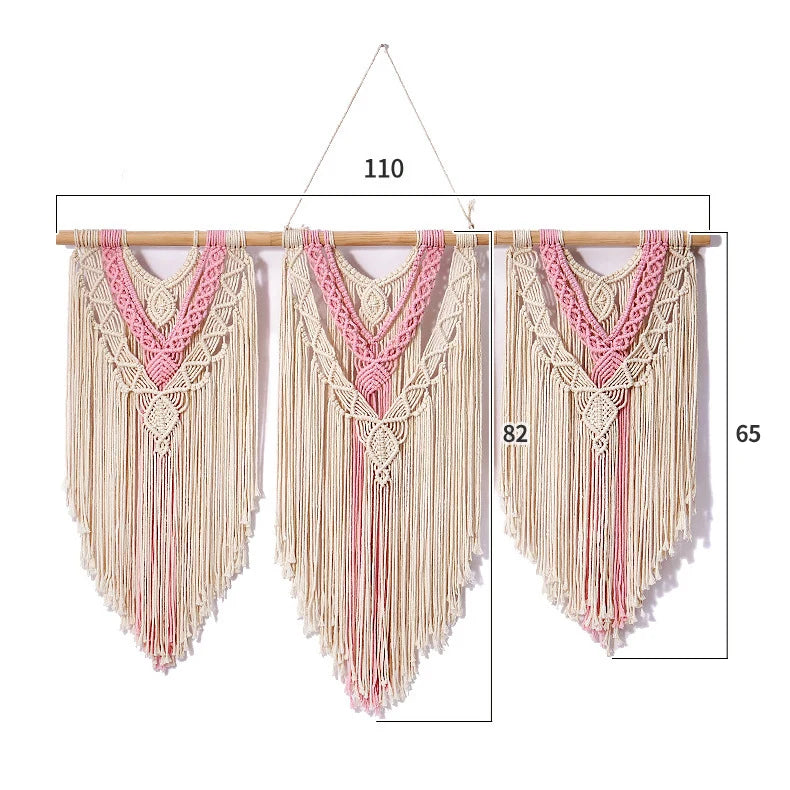 Unisex Macramé Wanddecoratie Bohemian Stijl 10