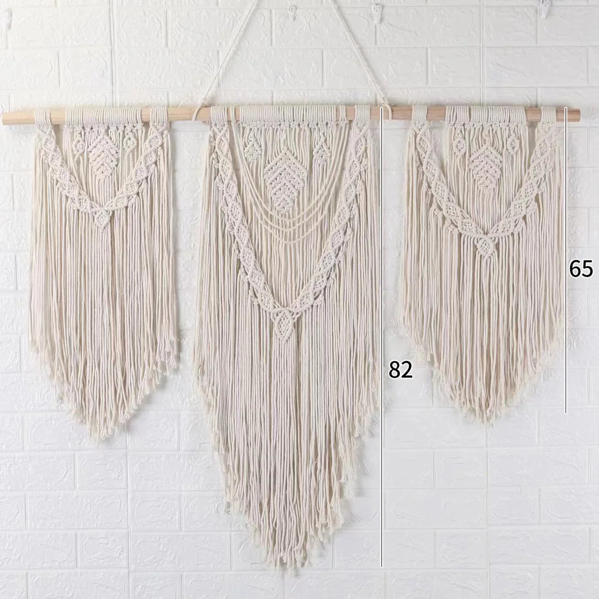 Unisex Macramé Wanddecoratie Bohemian Stijl 11