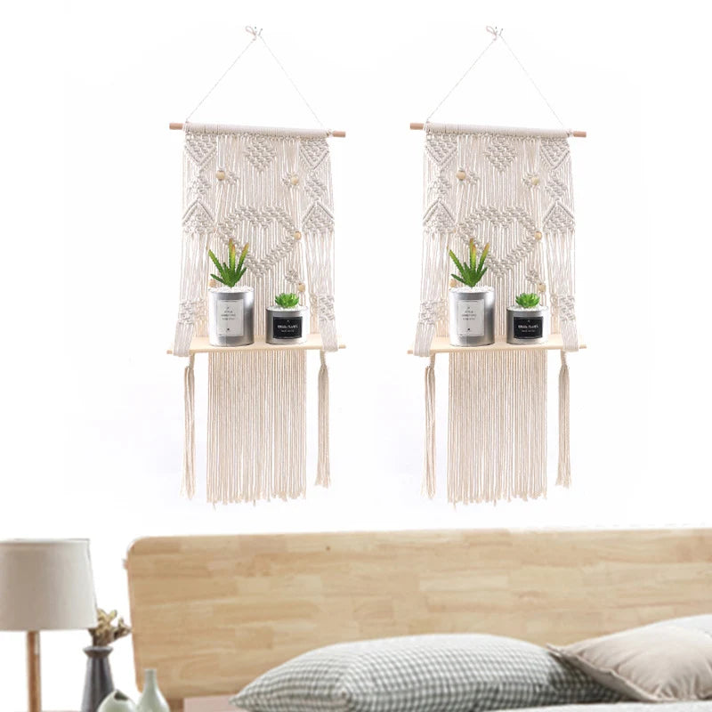 Unisex Macramé Wanddecoratie Bohemian Stijl 1