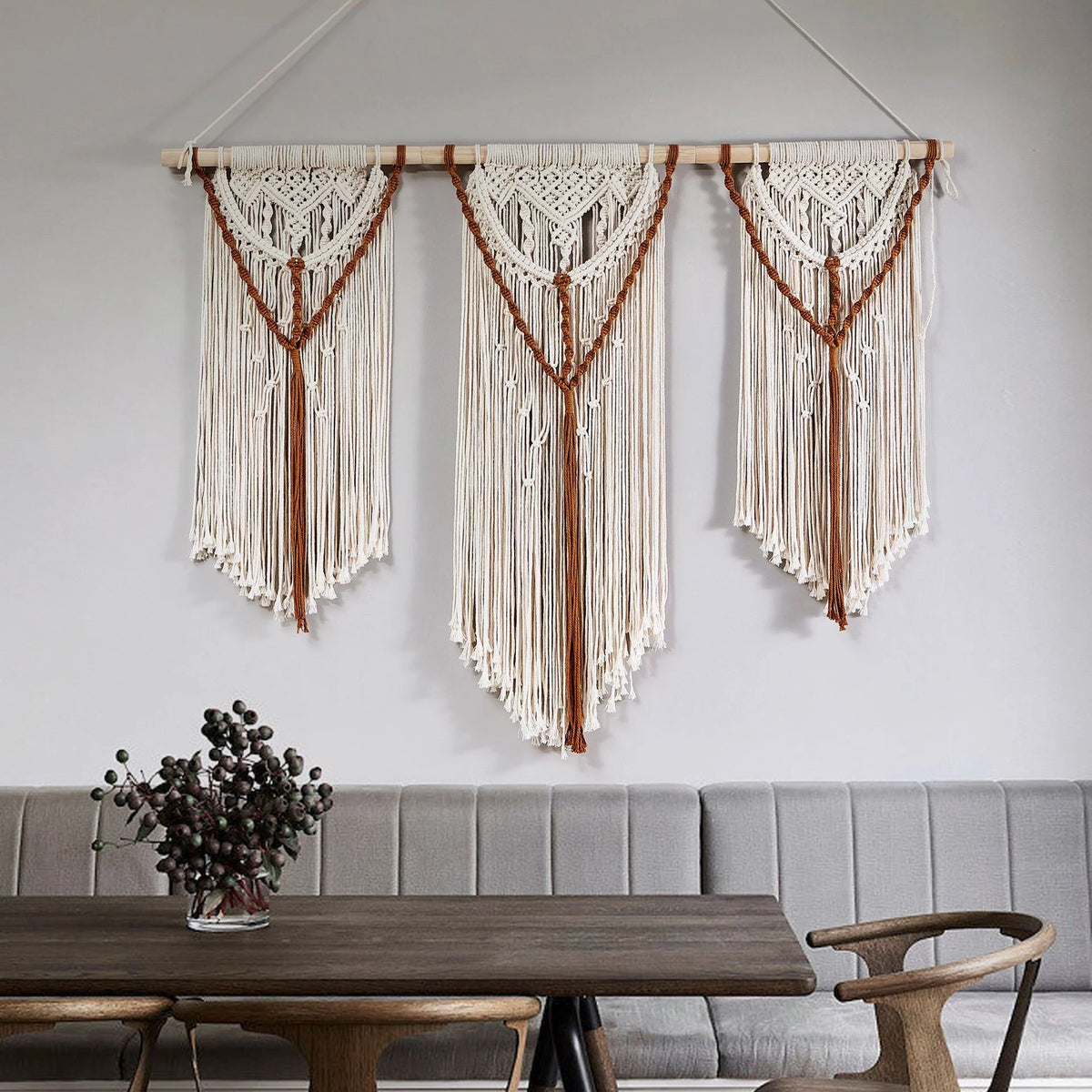 Unisex Macramé Wanddecoratie Bohemian Stijl 3
