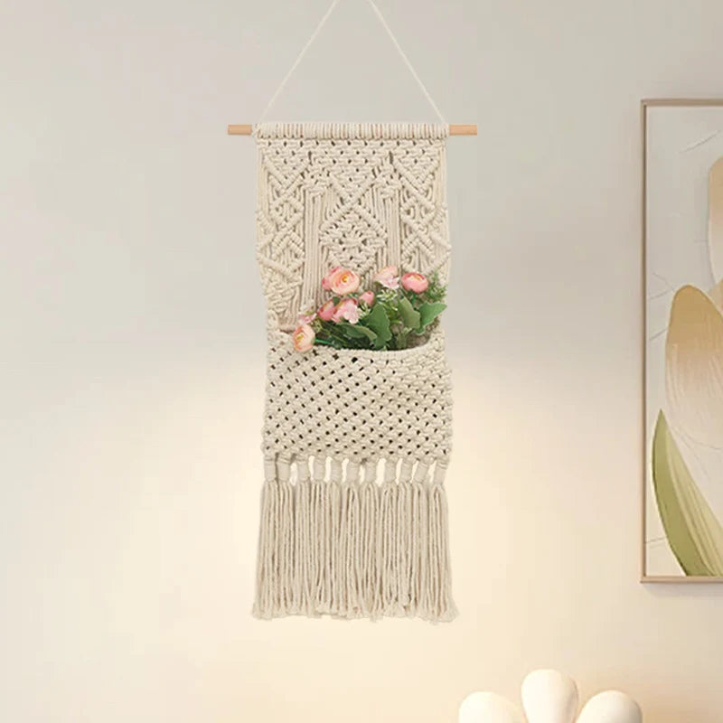 Unisex Macramé Wanddecoratie Boho Stijl 1