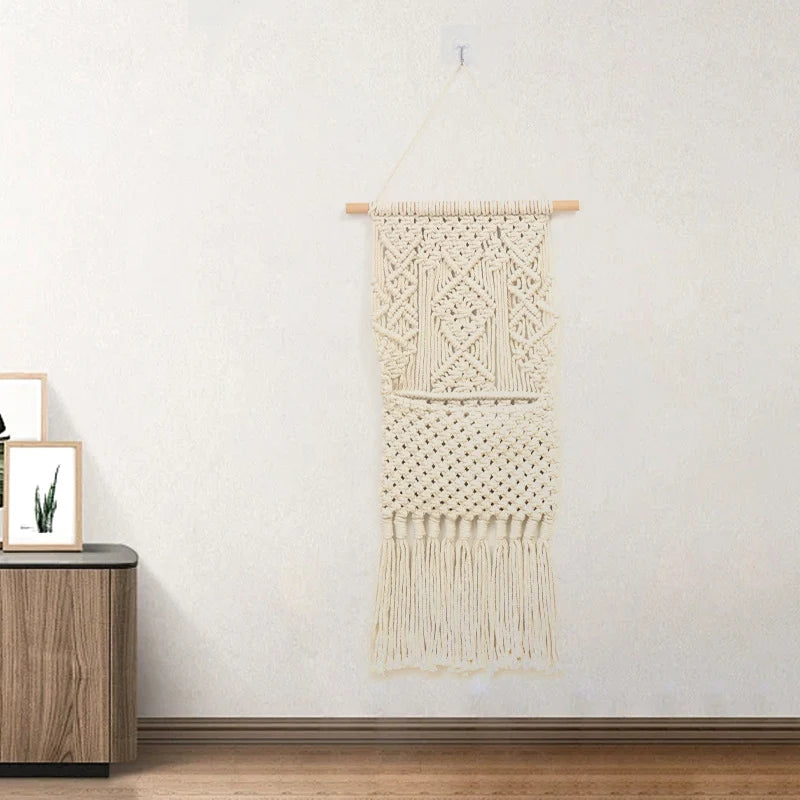 Unisex Macramé Wanddecoratie Boho Stijl 2
