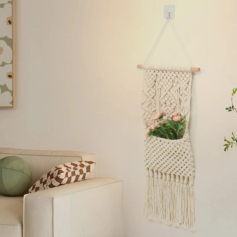 Unisex Macramé Wanddecoratie Boho Stijl 3
