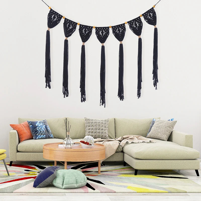 Unisex Macramé Wanddecoratie Slinger Bohemian Stijl 2