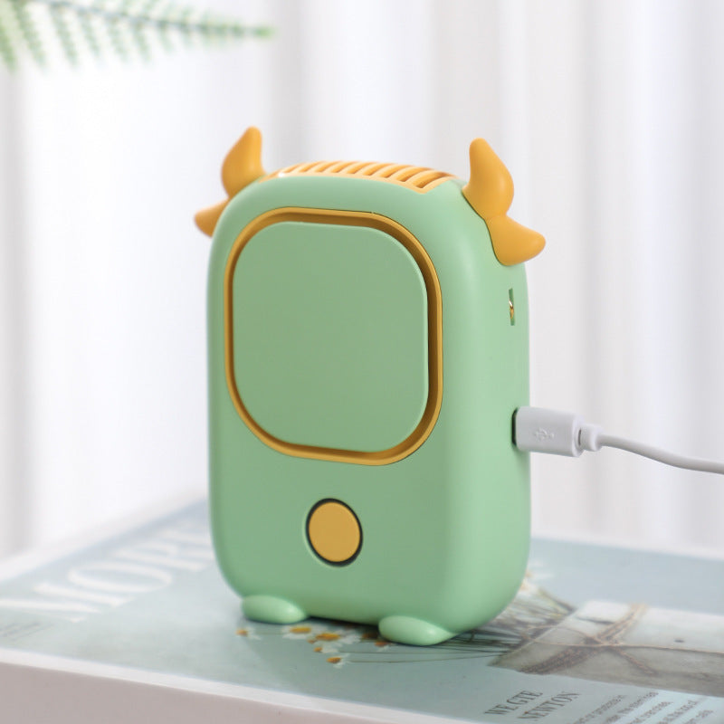 Unisex Mini Draagbare USB Ventilator Koevormig Design 3