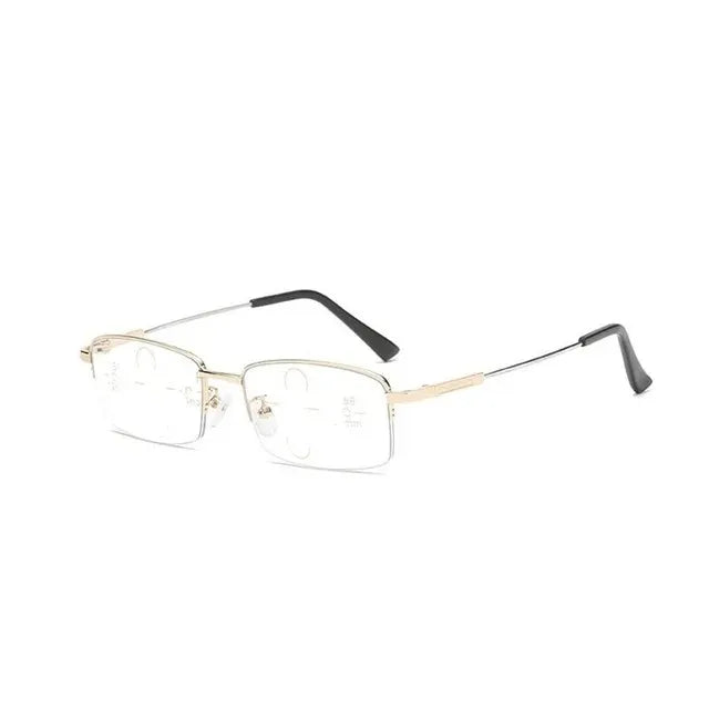 Unisex Multifocus Leesbril Vintage Vierkant 7