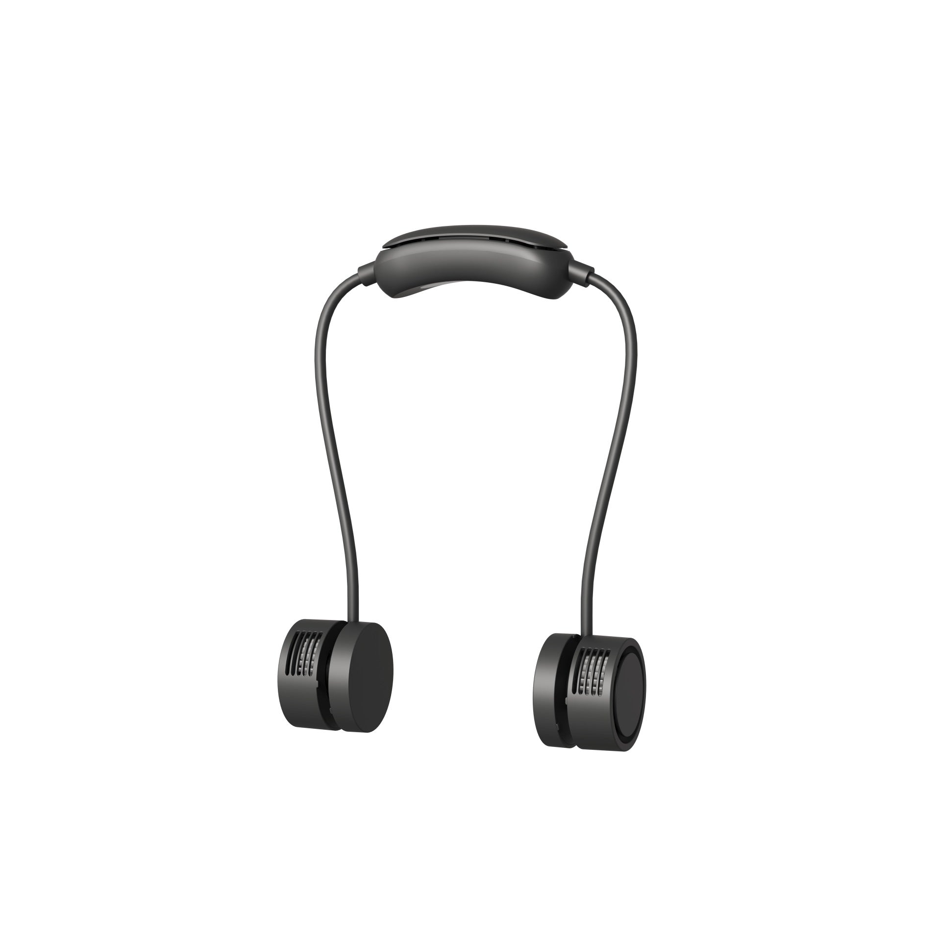 Unisex Nekventilator Draagbaar Met Dubbele Ventilatoren USB-oplaadbaar 5