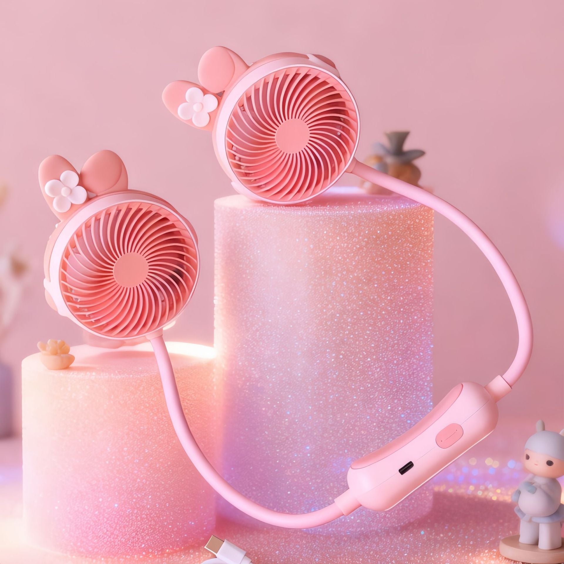 Unisex Nekventilator Draagbaar Met Flexibele Zwanenhals 4