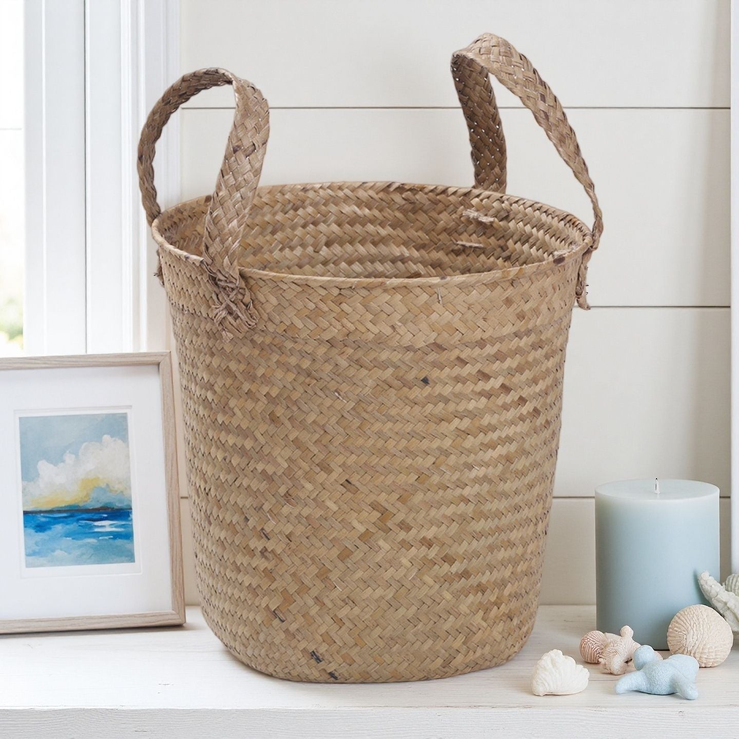 Unisex Opbergmand Modern Met Stevige Handgrepen Voor Speelgoed En Dekens 1