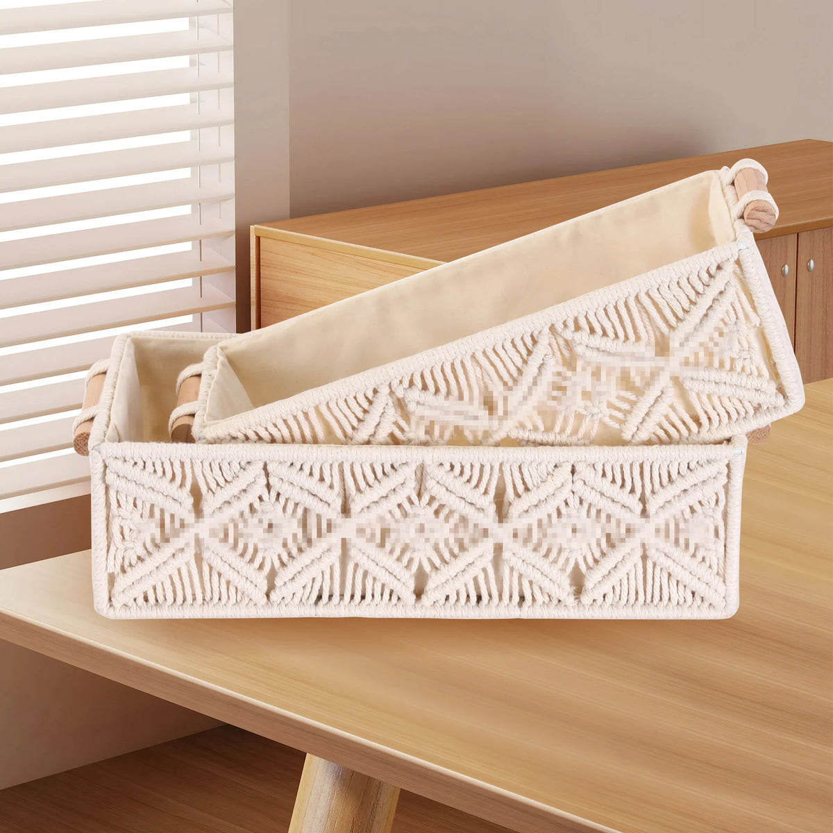 Unisex Opbergmanden Macramé Stijlvol en Functioneel 3