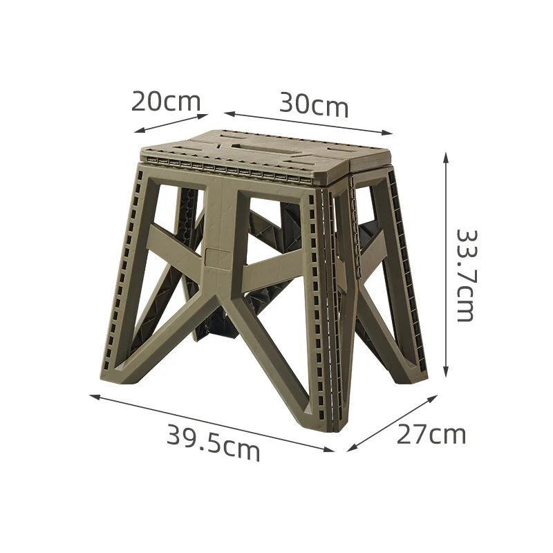 Unisex Opvouwbare Kruk Compact en Stevig Inklapbaar Design 6