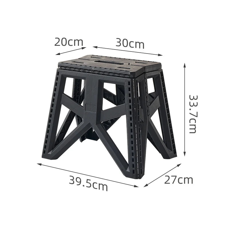 Unisex Opvouwbare Kruk Compact en Stevig Inklapbaar Design 8