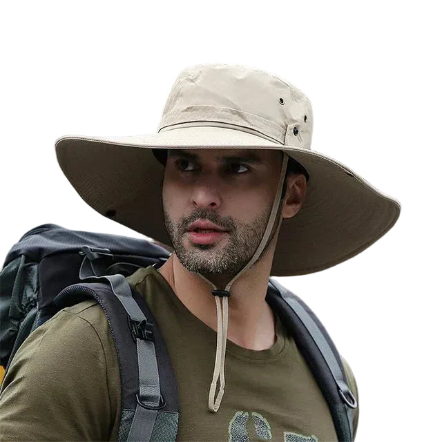 Unisex Outdoor Bucket Hat met Verstelbare Kinband 0