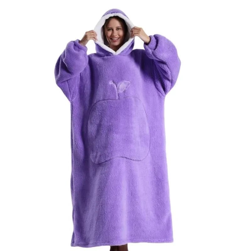 Unisex Oversized Fleece Hoodie voor Comfortabele Ontspanning 7