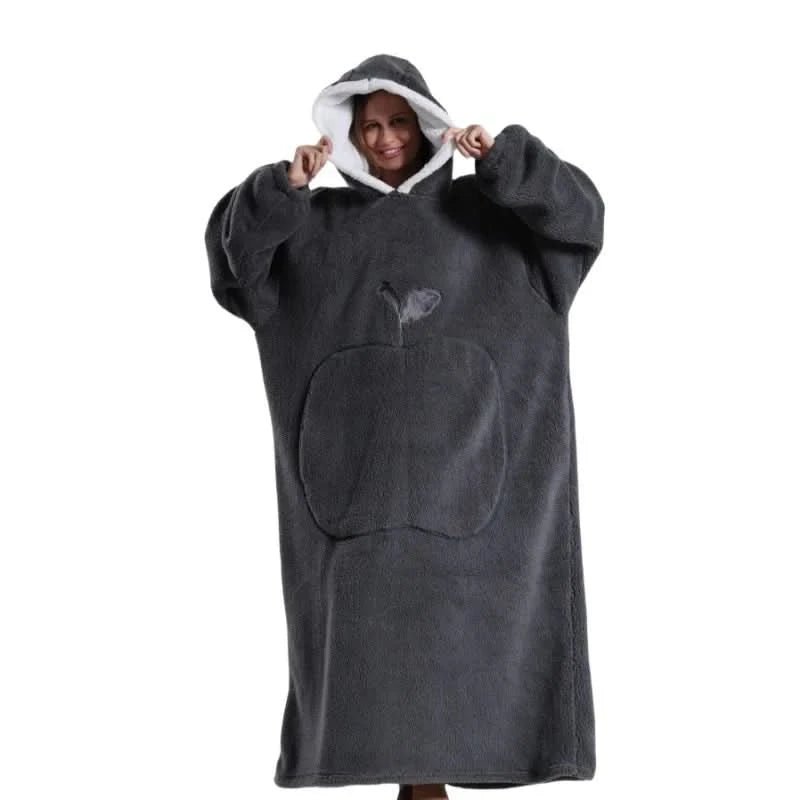 Unisex Oversized Fleece Hoodie voor Comfortabele Ontspanning 8