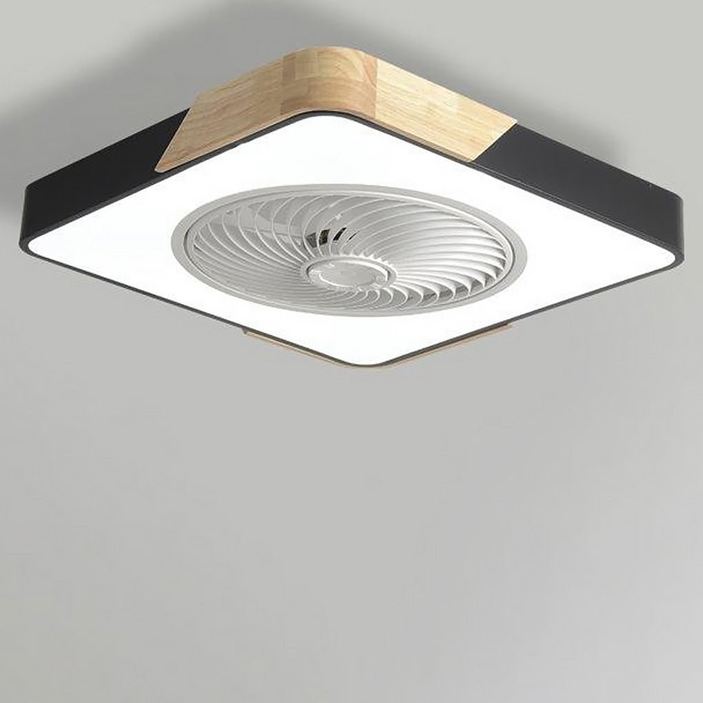 Unisex Plafondventilator Met Lamp Bladloos Modern Design 9