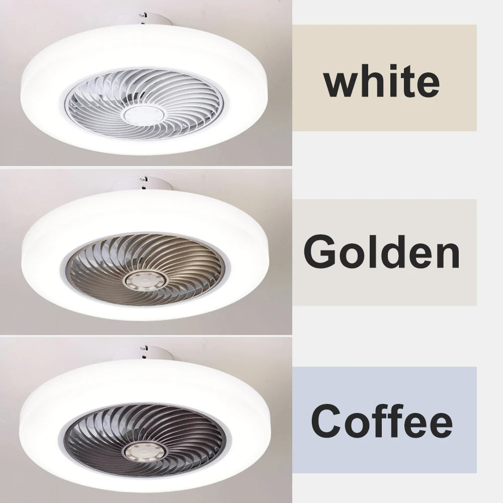 Unisex Plafondventilator Met Verlichting En Afstandsbediening Stil Design 2