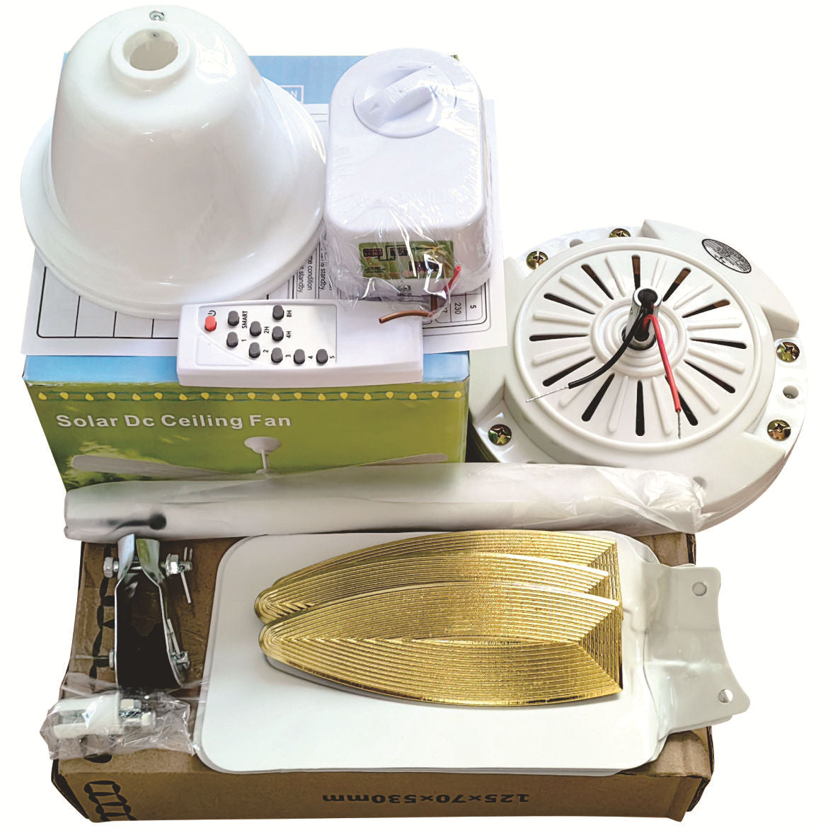 Unisex Plafondventilator Modern Design 4