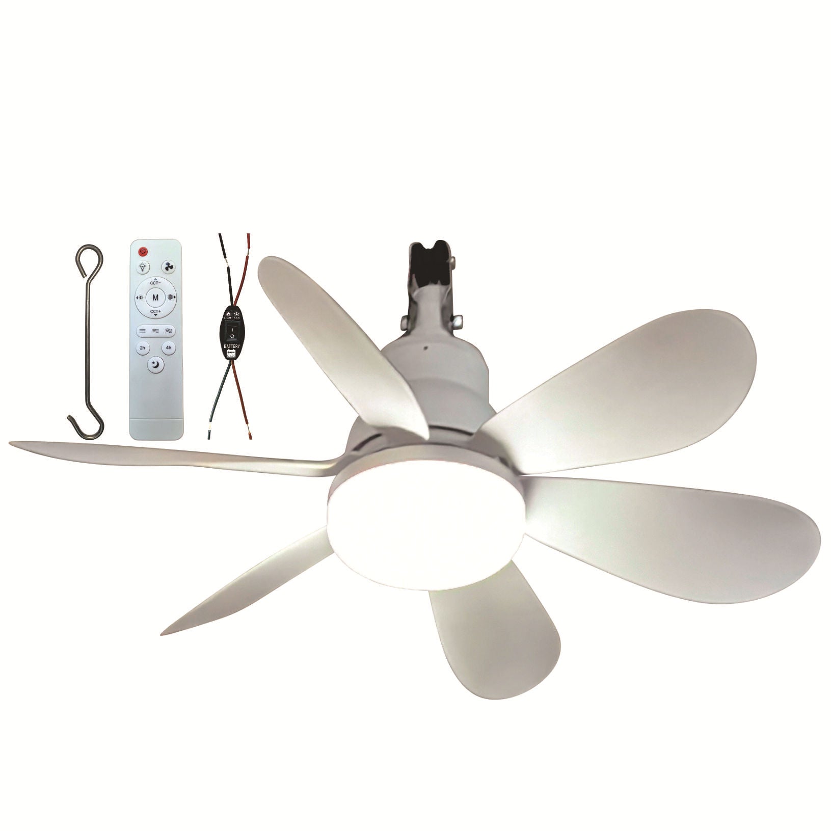 Unisex Plafondventilator Modern met Geïntegreerde LED-Verlichting 2