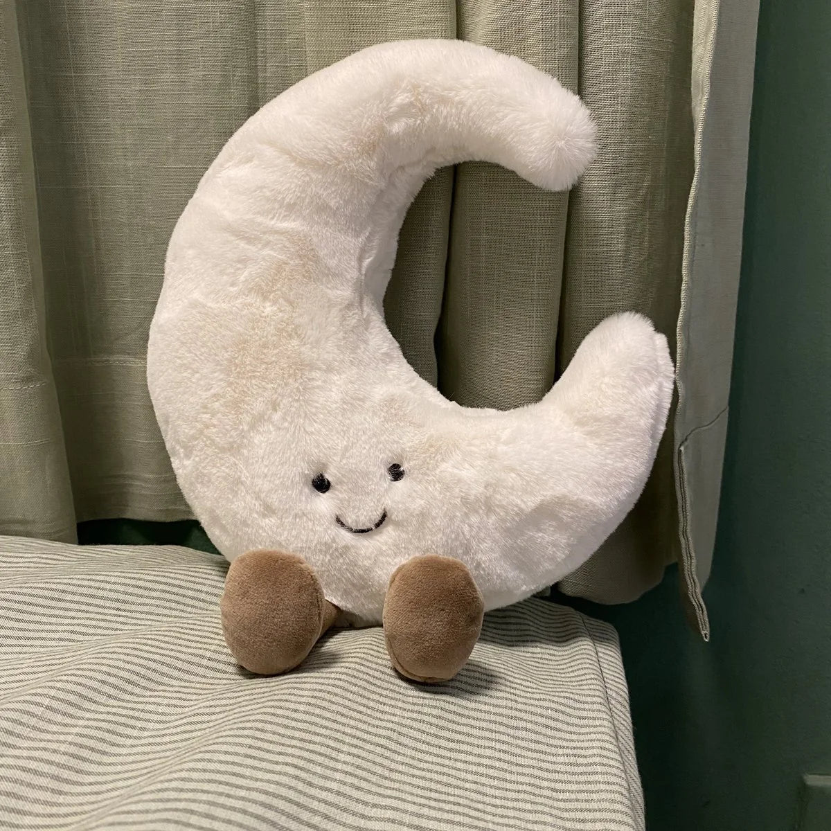 Unisex Pluche Kattenkussen Met Glitterogen 2