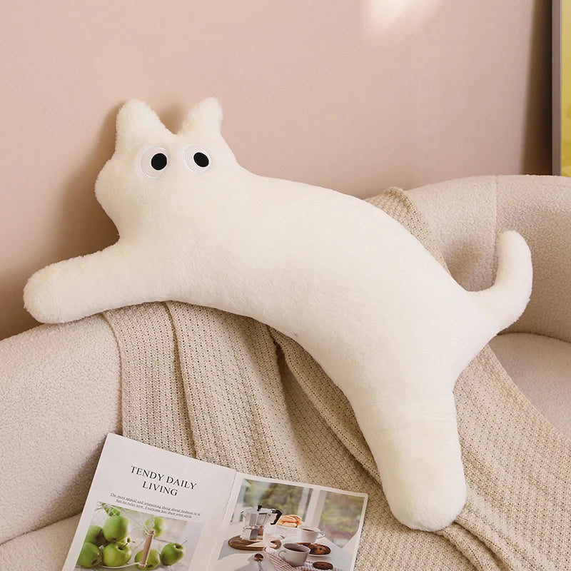 Unisex Pluche Kattenkussen Met Glitterogen 29