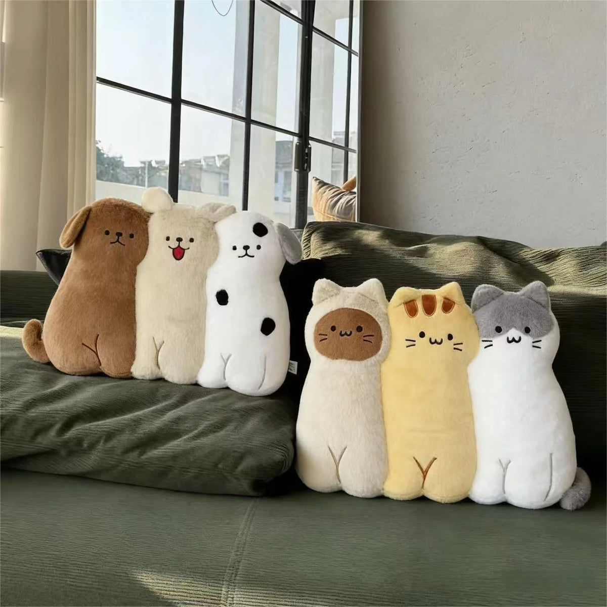 Unisex Pluche Sierkussen Cartoon Dier Vorm 2