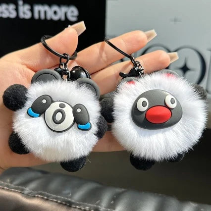 Unisex Pluizige Sleutelhanger Met Speels Bedeltje 3