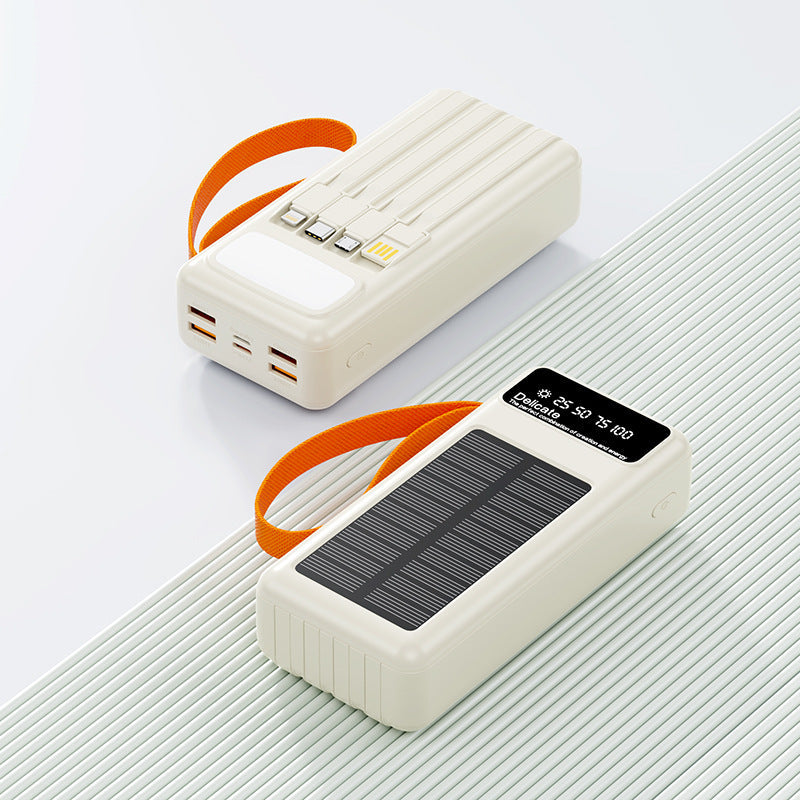 Unisex Powerbank Draagbaar Zonne-energie Opladen 0