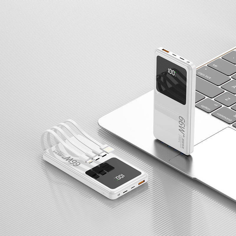 Unisex Powerbank Hoog Vermogen Met LED-Display en Dubbele USB-Poorten 6