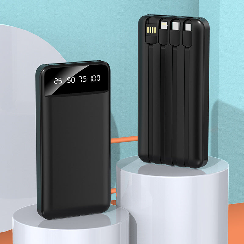 Unisex Powerbank Hoog Vermogen Met LED-Display en Dubbele USB-Poorten 7