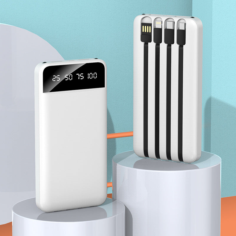 Unisex Powerbank Hoog Vermogen Met LED-Display en Dubbele USB-Poorten 8